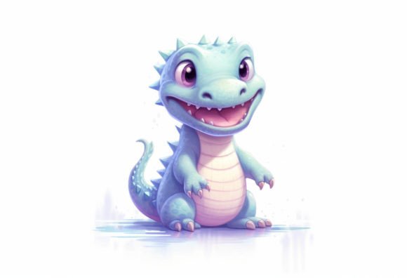 Alligator Kawaii Animal: Your Instant Dose of Digital Charm