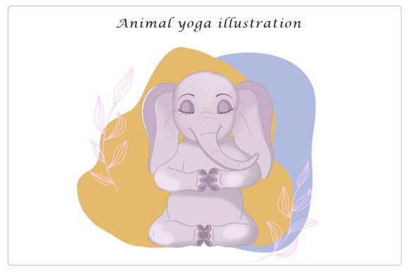 Animal Yoga Meditation Illustration PNG: A Designer's Toolkit