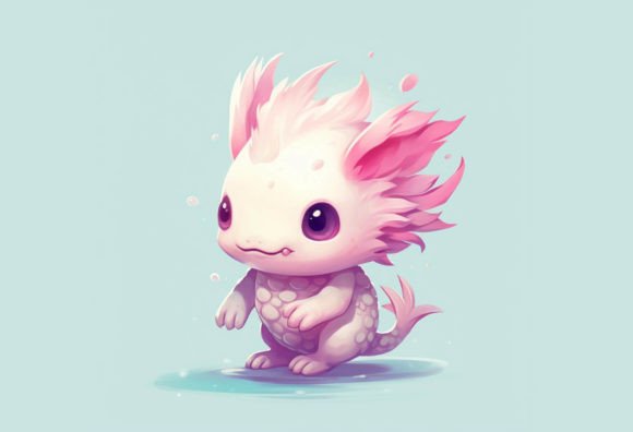 Axolotl Kawaii Animal: Your Go-To for Charming Visual Projects