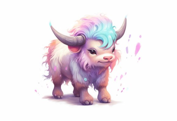 Bison Kawaii Animal: A Playful Asset for Modern Creators
