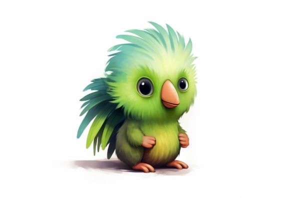 Bring Joyful Charm to Your Projects with Kiwi Kawaii Animal