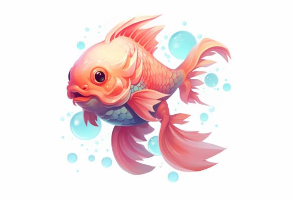 Carp Kawaii Animal: A Designer's Guide to Whimsical Wall Art