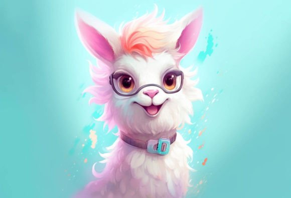 Charming Llama Kawaii Animal Art: A Crafter's Dream Design