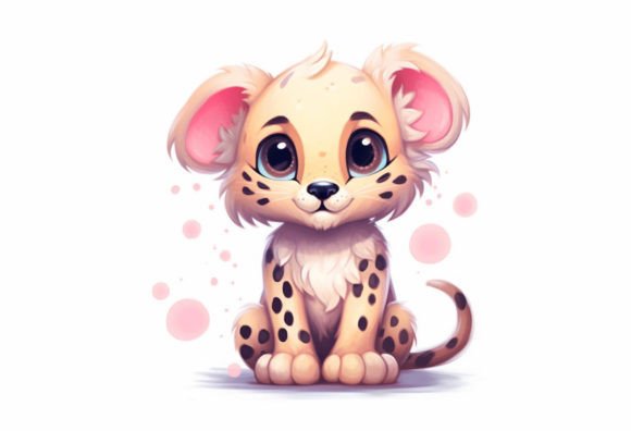 Cheetah Kawaii Animal: The Ultimate Adorable Design Asset