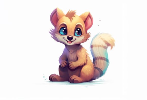 Coati Kawaii Animal: Your Next Design Asset