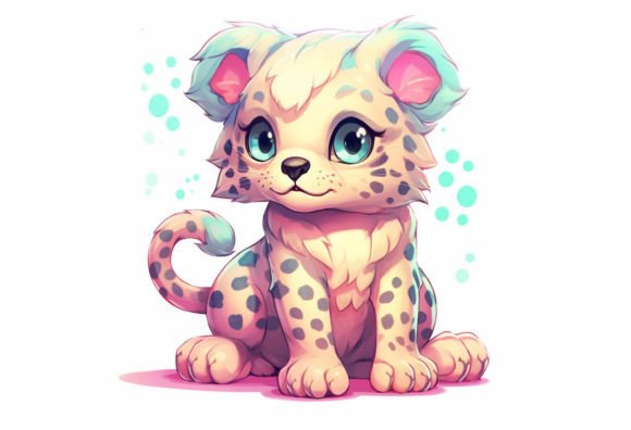 Jaguar Kawaii Animal: Bold, Playful, and Ready for Your Next Project