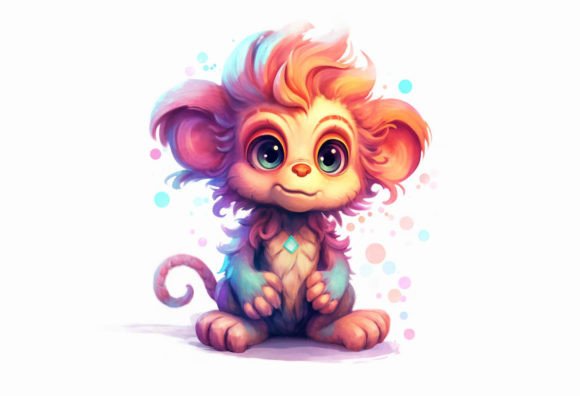 Monkey Kawaii Animal: Infusing Joy into Modern Design