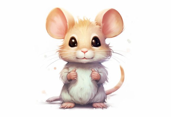 The Irresistible Charm of Degu Kawaii Animal Wall Art