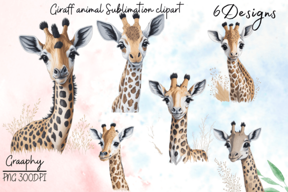 Unleash Your Creativity with Giraff Animal Sublimation Clipart