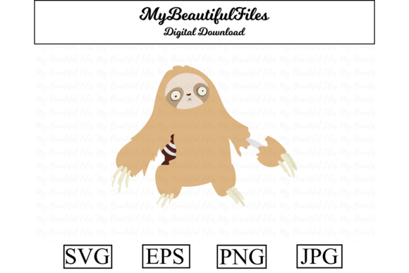 Zombie Animal - Sloth: A Quirky Typeface for Unforgettable Projects